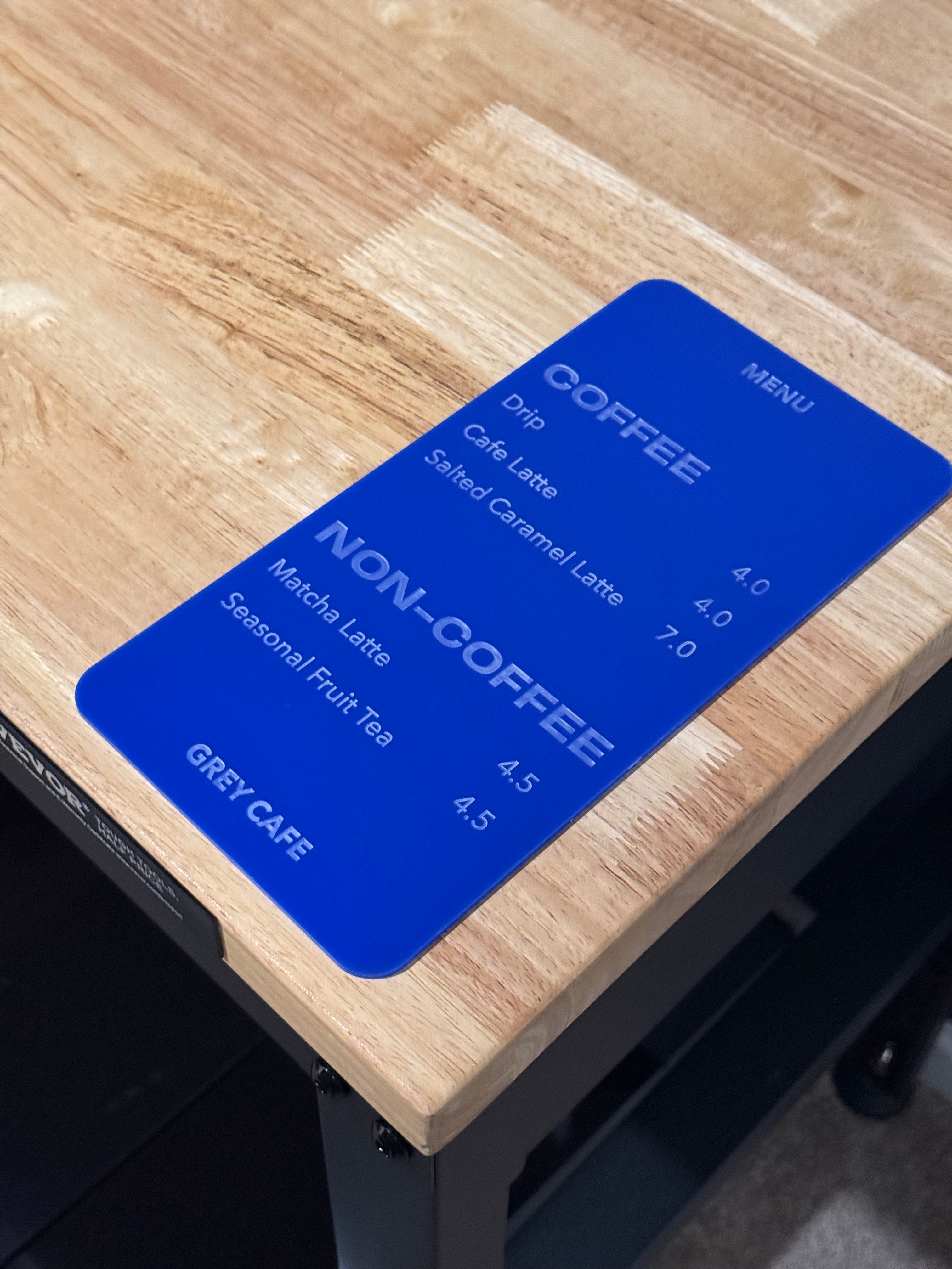 Flat Table Top Display